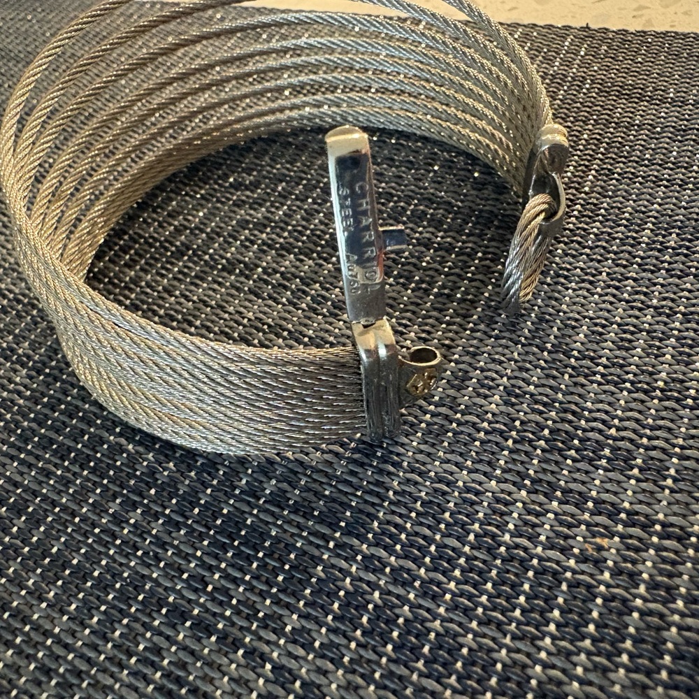 Silver Authentic Charriol Cable Bracelet Wire
